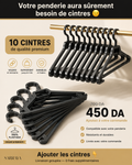 Cintres en plastique très solide